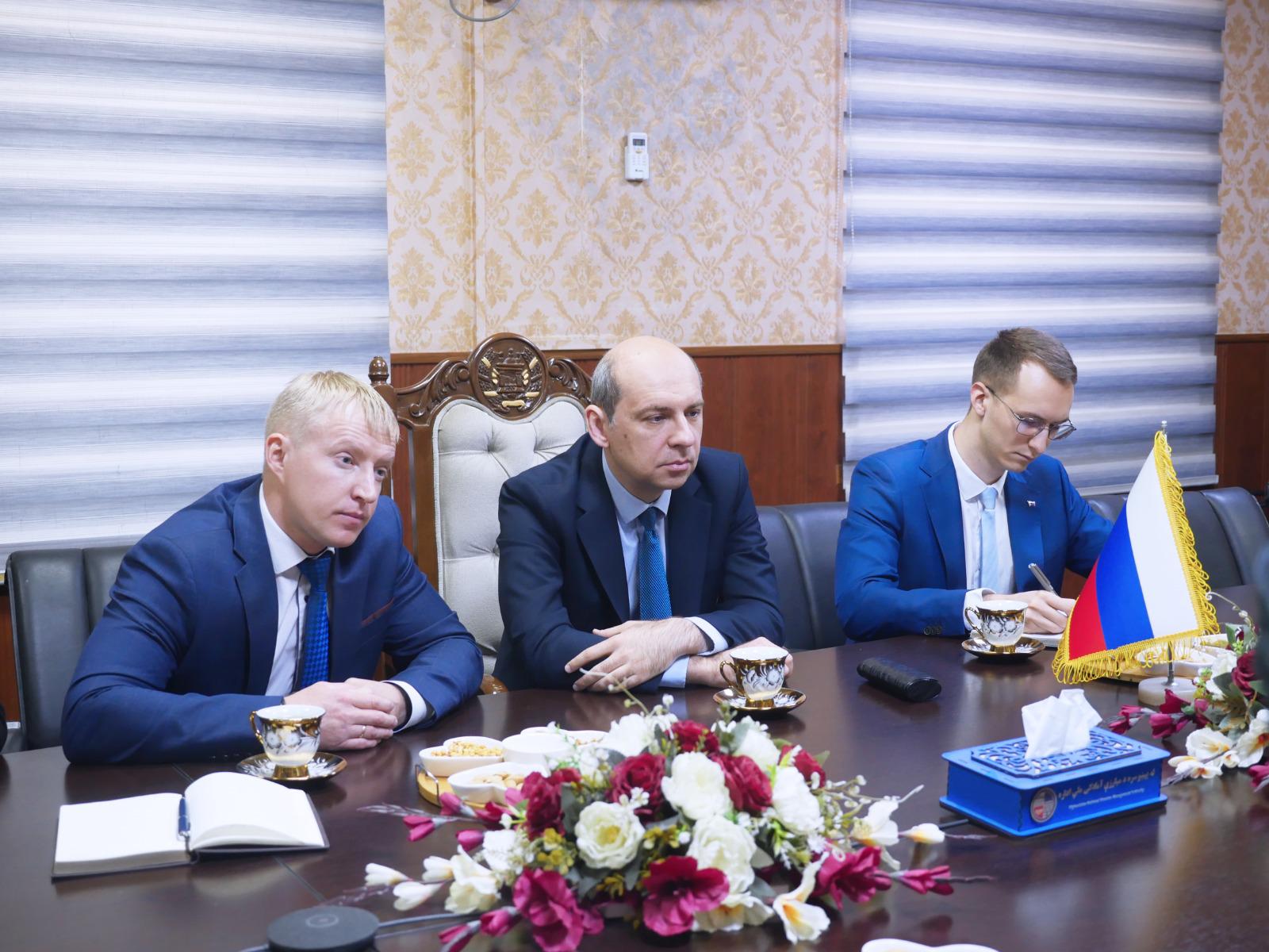 The Acting Head of ANDMA had a Meeting with the Ambassador of the Russian Federatio