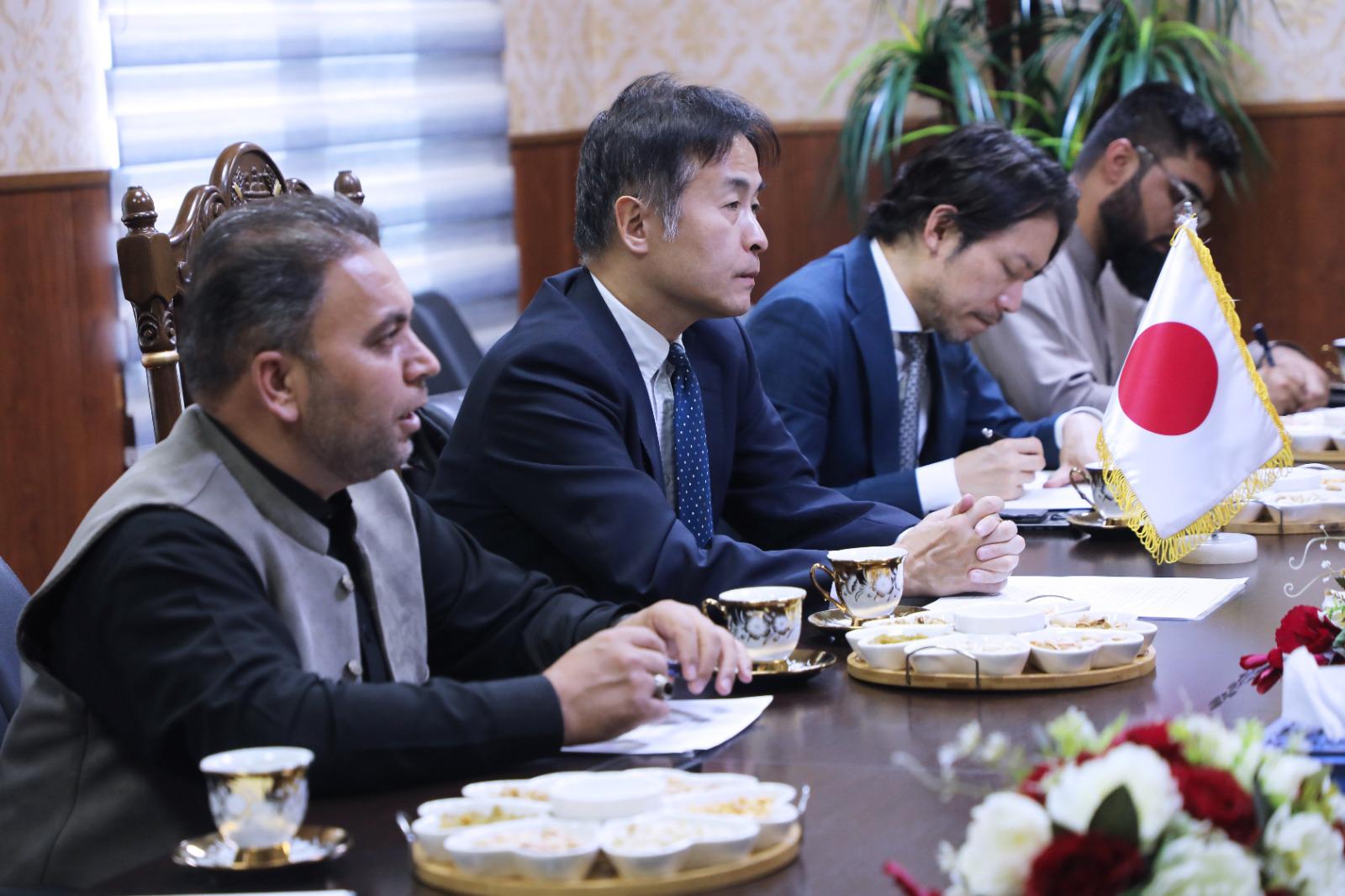 The Director General of Afghanistan National Disaster Management Authority had a Meeting with the Japanese Ambassador to Afghanistan