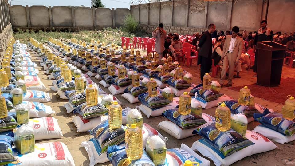 توزیع کمک به متضررین کندز